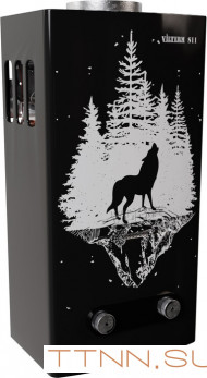Газовый проточный водонагреватель VilTerm S11 Print (волк) черная Газовый проточный водонагреватель VilTerm S11 Print (волк) черная