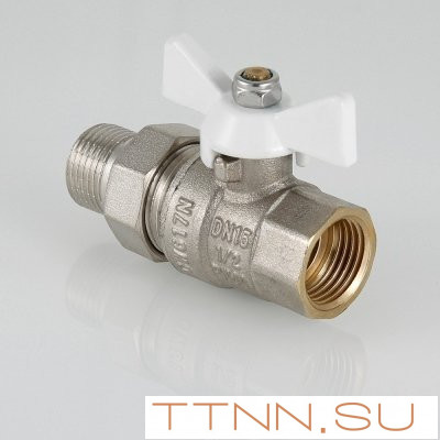 Кран шаровый с накидной гайкой Valtec 3/4 VT.227.NW.05 Кран шаровый с накидной гайкой Valtec 3/4 VT.227.NW.05