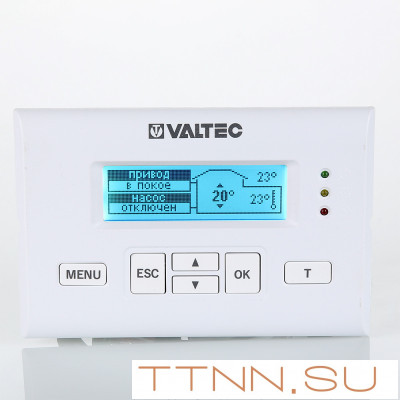 Аксессуар для водяного пола VALTEC Универсальный контроллер с Wi-Fi, для смесительных узлов Аксессуар для водяного пола VALTEC Универсальный контроллер с Wi-Fi, для смесительных узлов