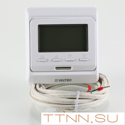 Аксессуар для водяного пола VALTEC Хронотермостат электр. комнатный с датчиком температуры пола Аксессуар для водяного пола VALTEC Хронотермостат электр. комнатный с датчиком температуры пола