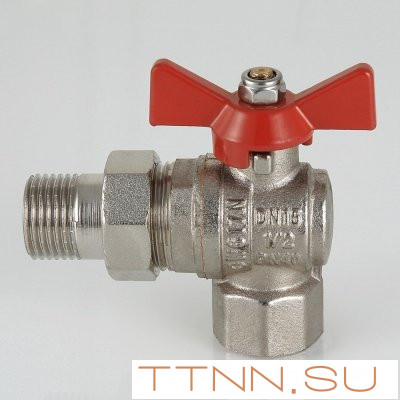 Кран шаровый с накидной гайкой угловой Valtec 3/4 VT.228.N.05 Кран шаровый с накидной гайкой угловой Valtec 3/4 VT.228.N.05