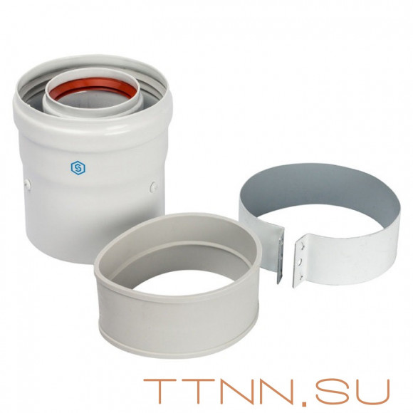 Адаптер STOUT для котла вертикальный D 60/100 Адаптер STOUT для котла вертикальный D 60/100