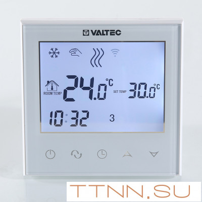 Аксессуар для водяного пола VALTEC Хронотермостат электронный комнатный с Wi-Fi Аксессуар для водяного пола VALTEC Хронотермостат электронный комнатный с Wi-Fi