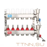 Коллекторная группа с расходомерами Vieir 6 выходов (НЕРЖ) VR113-06A Коллекторная группа с расходомерами Vieir 6 выходов (НЕРЖ) VR113-06A