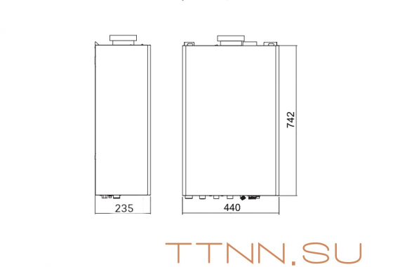 Настенный газовый котел Thermex EuroElite F18 Настенный газовый котел Thermex EuroElite F18