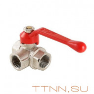 Кран шаровый трехходовой Valtec 3/4 VT.360 Кран шаровый трехходовой Valtec 3/4 VT.360