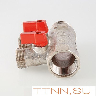 Коллектор с отсекающими кранами Valtec 1"х2 выхода Евроконус 3/4 VTc.580.NE.0602 Коллектор с отсекающими кранами Valtec 1"х2 выхода Евроконус 3/4 VTc.580.NE.0602