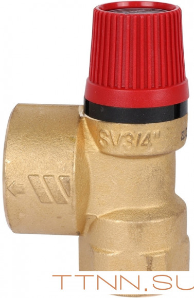 Клапан предохранительный 15х3/4" STOUT SVS-0001-001520