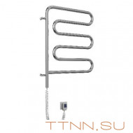 Полотенцесушитель электрический Terminus Ш-образные-поворотные Электро 25 Ш-обр 450х570 поворотный Полотенцесушитель электрический Terminus Ш-образные-поворотные Электро 25 Ш-обр 450х570 поворотный