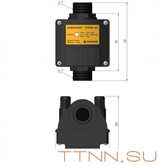 Блок управления насосами Unipump ТУРБИ-М3 (1,5-3,0 бар)