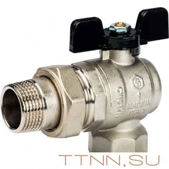 Кран шаровой с накидной гайкой угловой STOUT 1" SVB-0008-000025 Кран шаровой с накидной гайкой угловой STOUT 1" SVB-0008-000025