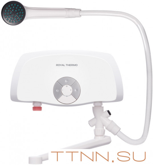 Электрический проточный водонагреватель 6 кВт Royal Thermo Smartfix TS (6,5 kW) - кран+душ Электрический проточный водонагреватель 6 кВт Royal Thermo Smartfix TS (6,5 kW) - кран+душ