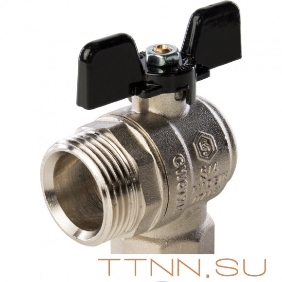 Кран шаровой с накидной гайкой угловой STOUT 3/4" SVB-0008-000020 Кран шаровой с накидной гайкой угловой STOUT 3/4" SVB-0008-000020