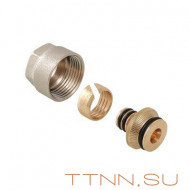 Фитинг обжимной евроконус с накидной гайкой VALTEC VT.4420.NE.16 16x3/4" Фитинг обжимной евроконус с накидной гайкой VALTEC VT.4420.NE.16 16x3/4"