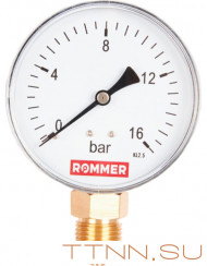 Манометр Rommer RIM-0010-101615 Манометр Rommer RIM-0010-101615