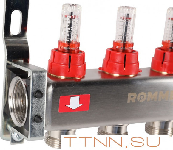 Для отопления Rommer 1"/3/4"x10 с расходомерами (RMS-1200-000010) Для отопления Rommer 1"/3/4"x10 с расходомерами (RMS-1200-000010)