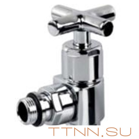Ручной регулировки вентиль Royal Thermo угловой, хром, ручка крестовина 1/2 Ручной регулировки вентиль Royal Thermo угловой, хром, ручка крестовина 1/2