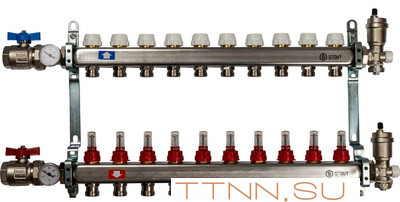 Коллектор с расходомерами STOUT SMS 0907 000010