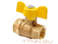 Кран шаровый газовый VALFEX 3/4" ВН/ВН бабочка 11Б27фтМ Кран шаровый газовый VALFEX 3/4" ВН/ВН бабочка 11Б27фтМ