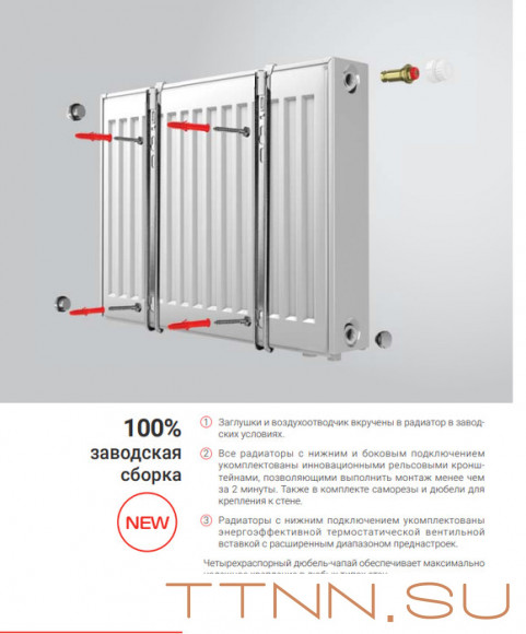 Стальной панельный радиатор Тип 10 Royal Thermo HYGIENE 10-300-2700 Стальной панельный радиатор Тип 10 Royal Thermo HYGIENE 10-300-2700