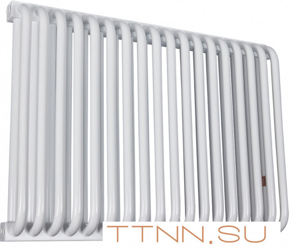 Стальной трубчатый радиатор 2-колончатый Rommer RST 2050/18 нижнее правое подключение RAL9016 Стальной трубчатый радиатор 2-колончатый Rommer RST 2050/18 нижнее правое подключение RAL9016