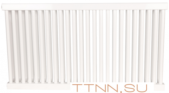 Стальной трубчатый радиатор 2-колончатый Rommer RST 2050/24 боковое подключение RAL9016 Стальной трубчатый радиатор 2-колончатый Rommer RST 2050/24 боковое подключение RAL9016