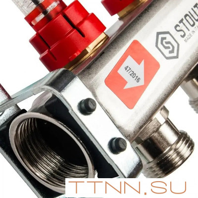 Коллектор с расходомерами STOUT SMS 0917 000006