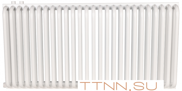 Стальной трубчатый радиатор 2-колончатый Rommer RST 2050/26 нижнее правое подключение RAL9016 Стальной трубчатый радиатор 2-колончатый Rommer RST 2050/26 нижнее правое подключение RAL9016
