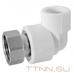 Угольник с накидной гайкой Valfex 32х1" Угольник с накидной гайкой Valfex 32х1"