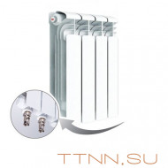 Алюминиевый радиатор Rifar Alum 350 Ventil 4 секции Алюминиевый радиатор Rifar Alum 350 Ventil 4 секции