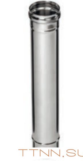 Труба для отопления Ferrum Дымоход 0,5м 300 AISI 430 0,5 мм Труба для отопления Ferrum Дымоход 0,5м 300 AISI 430 0,5 мм