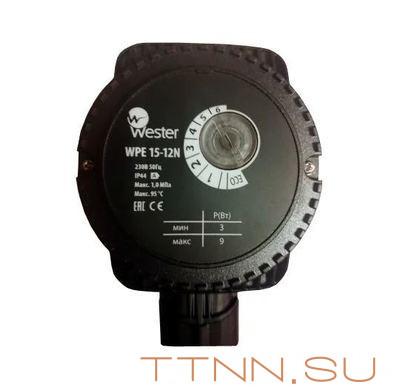 Насос для отопления Wester WPE 15-12N Насос для отопления Wester WPE 15-12N