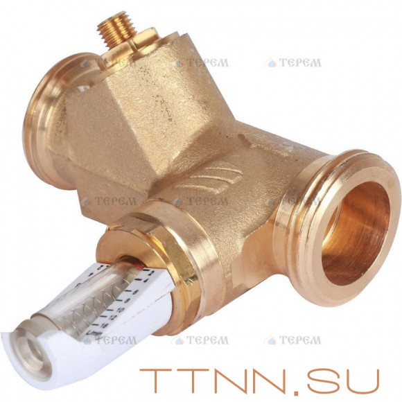 Балансировочный вентиль Watts НP SRV-AG20 с расходомером(1.4-36л/м)