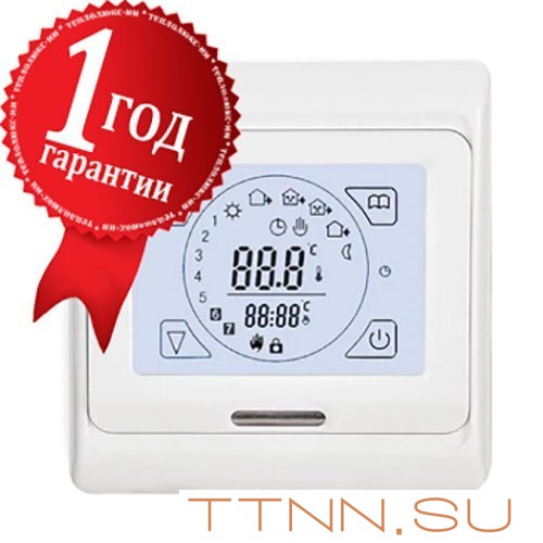 Терморегулятор EASTEC E- 91.716 (программируемый сенсорный) белый Терморегулятор EASTEC E- 91.716 (программируемый сенсорный) белый