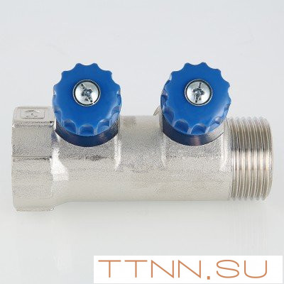 Коллектор с регулировочными вентилями Valtec 1*3*3/4 VT.560.NE Коллектор с регулировочными вентилями Valtec 1*3*3/4 VT.560.NE