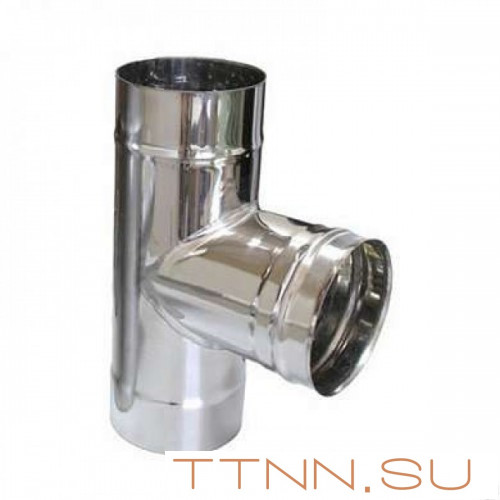 Тройник Нерж. 90° (0.5мм) диаметр 120 Тройник Нерж. 90° (0.5мм) диаметр 120