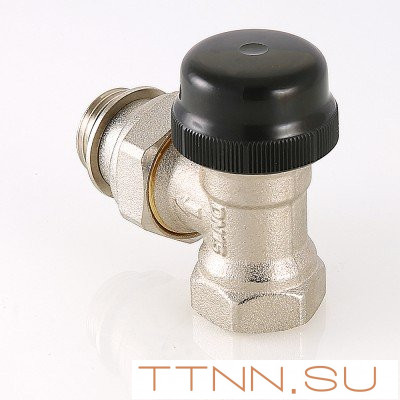 Клапан термостатический для радиатора угловой с преднастройкой Valtec 3/4 VT.037.N.05 Клапан термостатический для радиатора угловой с преднастройкой Valtec 3/4 VT.037.N.05