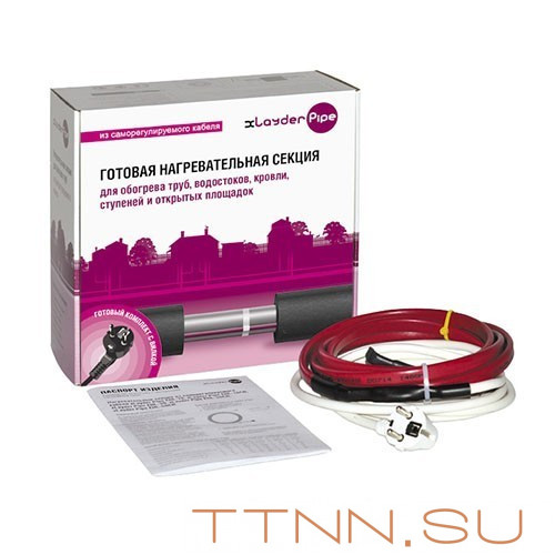 Комплект для обогрева площадок с защитным экраном xLayder Pipe FM-50CR-4, 50 Вт/4 м Комплект для обогрева площадок с защитным экраном xLayder Pipe FM-50CR-4, 50 Вт/4 м