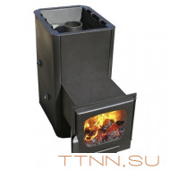 Печь Варвара Мини с контуром, удлиненная топка, панорамная дверь Печь Варвара Мини с контуром, удлиненная топка, панорамная дверь