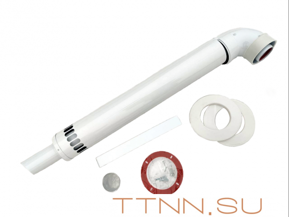 Универсальный комплект коаксиального дымохода Strattos Универсальный комплект коаксиального дымохода Strattos