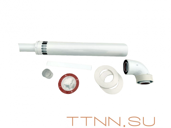 Универсальный комплект коаксиального дымохода Strattos Универсальный комплект коаксиального дымохода Strattos