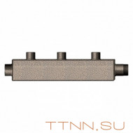 Распределительный коллектор на 3 патрубка потребителей, арт. К3-70 Распределительный коллектор на 3 патрубка потребителей, арт. К3-70