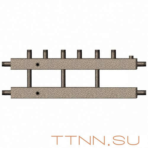 Распределительный коллектор на 4 контура, арт. 2К4-70 Распределительный коллектор на 4 контура, арт. 2К4-70