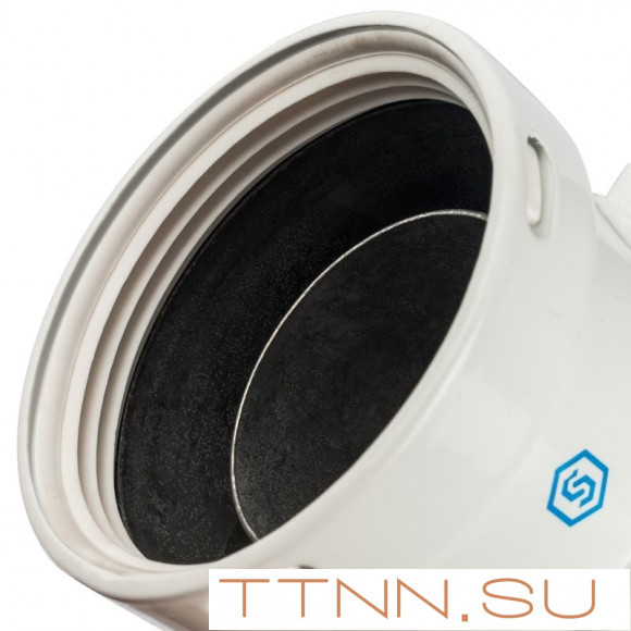 Конденсатосборник STOUT вертикальный для раздельного дымохода D80 Конденсатосборник STOUT вертикальный для раздельного дымохода D80