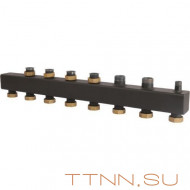 Стальной распределительный коллектор ROMMER на 4(6) отопительных контура 1 1/2", арт. RDG-0017-004046 Стальной распределительный коллектор ROMMER на 4(6) отопительных контура 1 1/2", арт. RDG-0017-004046