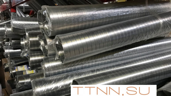 Газоход гофрированный d 80 мм (3м) из нержавеющей стали Газоход гофрированный d 80 мм (3м) из нержавеющей стали