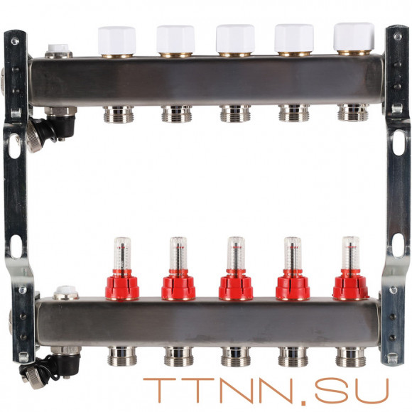 Для отопления Rommer 1"/3/4"x5 с расходомерами (RMS-1201-000005) Для отопления Rommer 1"/3/4"x5 с расходомерами (RMS-1201-000005)