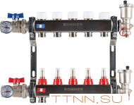 Для отопления Rommer 1"/3/4"x5 с расходомерами (RMS-1210-000005) Для отопления Rommer 1"/3/4"x5 с расходомерами (RMS-1210-000005)