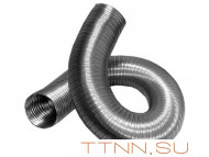 Газоход гофрированный d 100 мм (6м) из нержавеющей стали