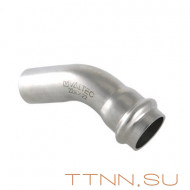 Угольник из нержавеющей стали 45 градусов внутренний/наружный Valtec 28х28 Угольник из нержавеющей стали 45 градусов внутренний/наружный Valtec 28х28